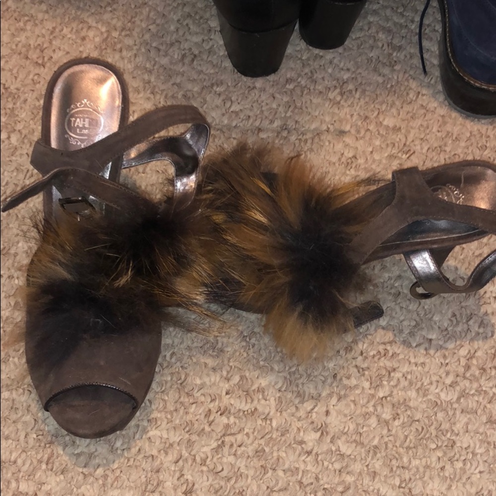 Brown heels